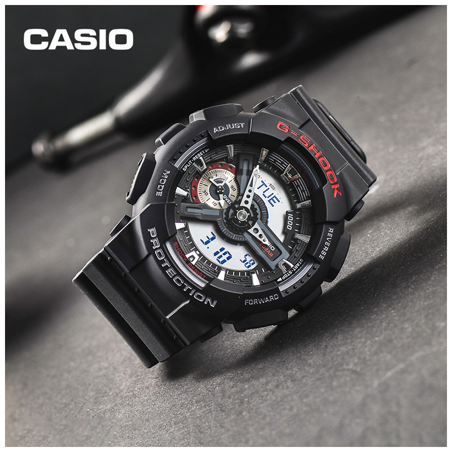 Đồng hồ nam dây nhựa Casio G-Shock chính hãng GA-110-1ADR (51mm)