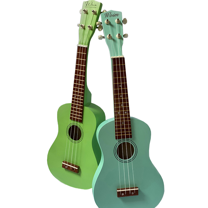 Đàn Ukulele Soprano Woim 35A15 tặng kèm bao da, capo nâng tông và máy lên dây điện tử