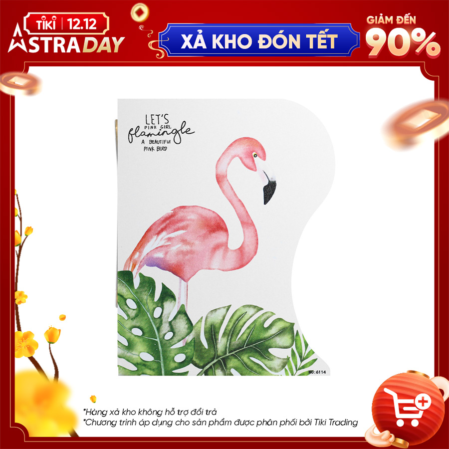 Kệ Chặn Sách Xếp - A Beautiful Pink Bird - 6114