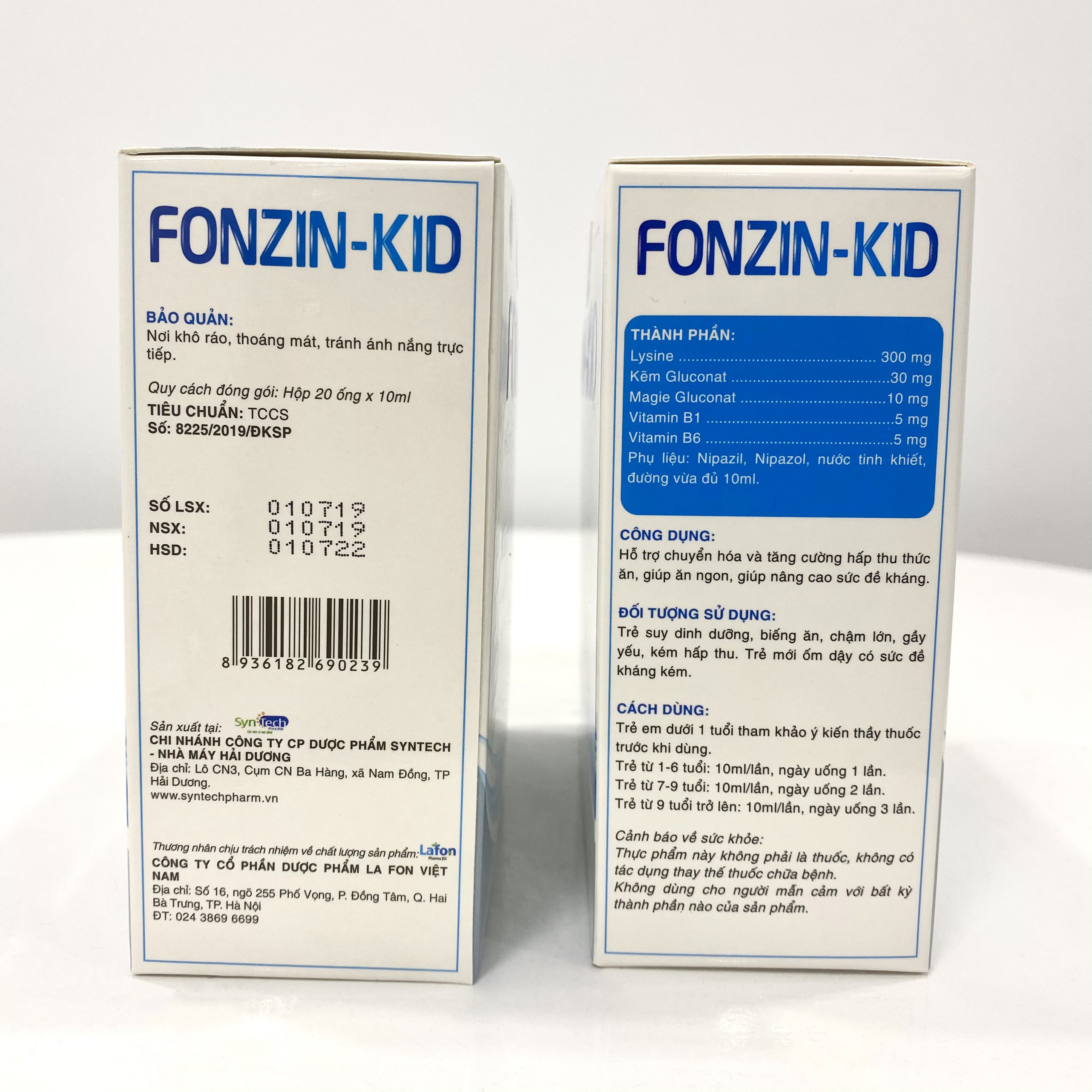 Fonzin kid (Ống): Tăng cường sức đề kháng, tăng cường miễn dịch cho trẻ