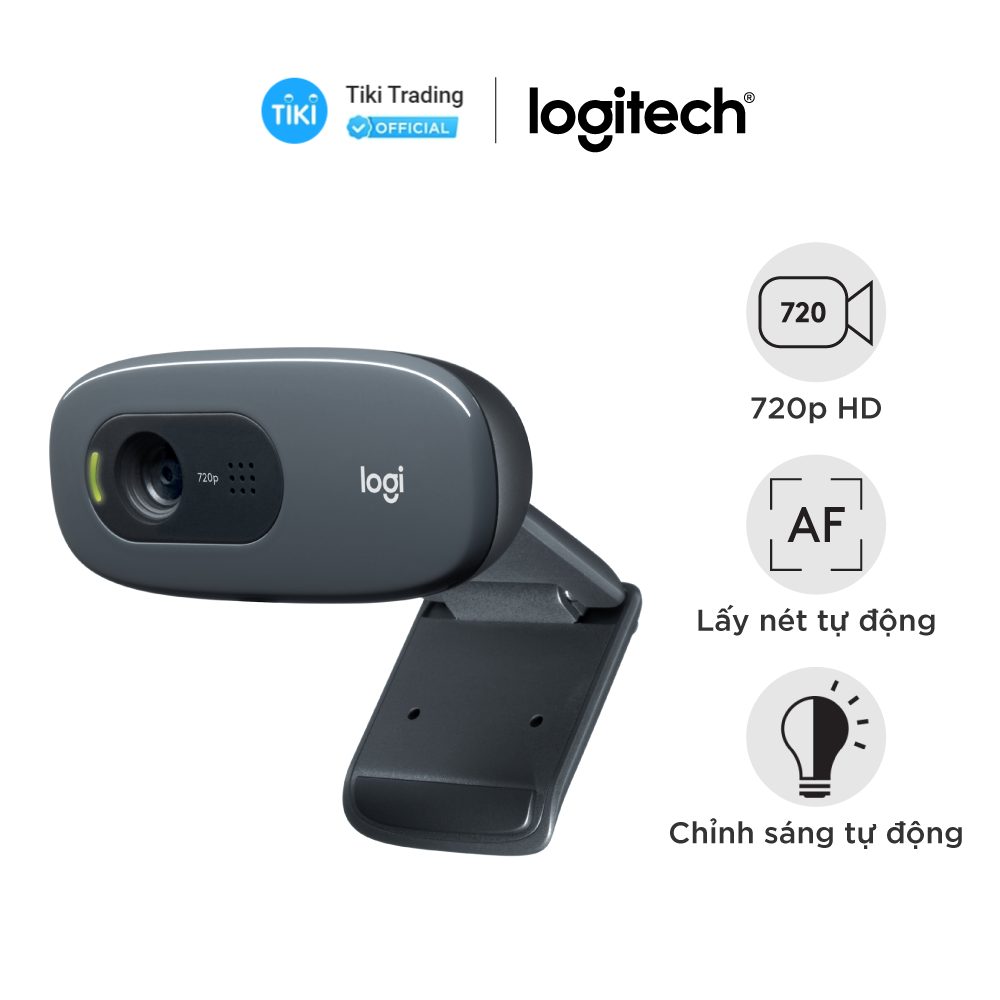 Webcam Logitech C270 720P - Hàng chính hãng