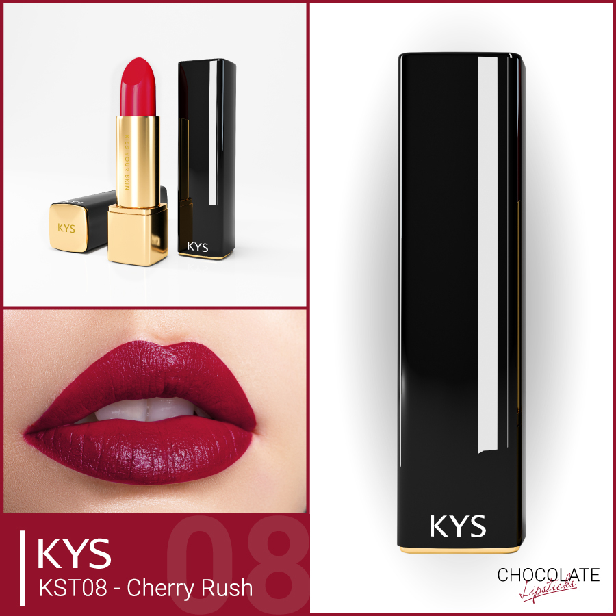 Son Chocolate Matte Lipstick KYS – CHERRY RUSH