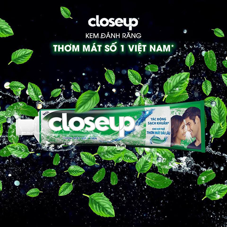 Kem Đánh Răng Close Up Bạc Hà 230G