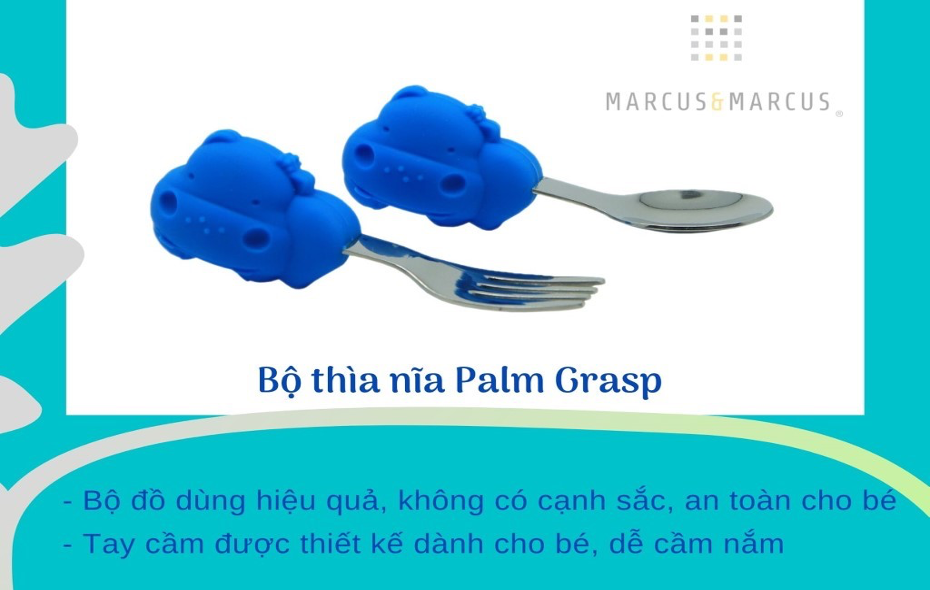 Bộ đồ dùng ăn dặm Toddler Marcus &amp; Marcus, cho bé từ 18 tháng - Lucas