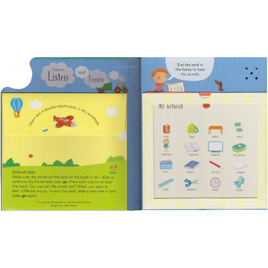 Sách tiếng Anh - Usborne Listen And Learn Get Ready For School