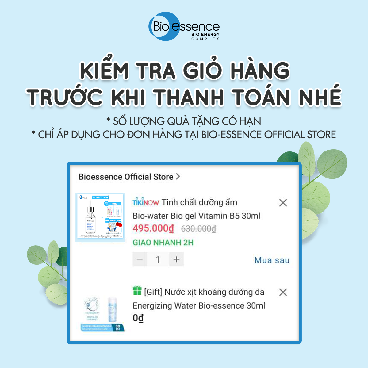 Bộ dưỡng da tươi sáng căng mọng Bio-Essence Bio-Bird's Nest