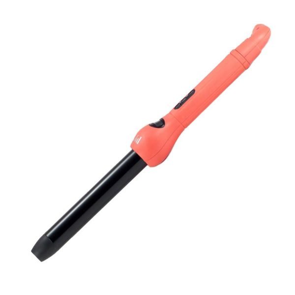 Máy Uốn Tóc Kỹ Thuật Số PYT Digital Curling Wand 25mm - Màu Cam - Kèm Găng Tay Chịu Nhiệt - Công Nghệ Nhiệt Hồng Ngoại Xa