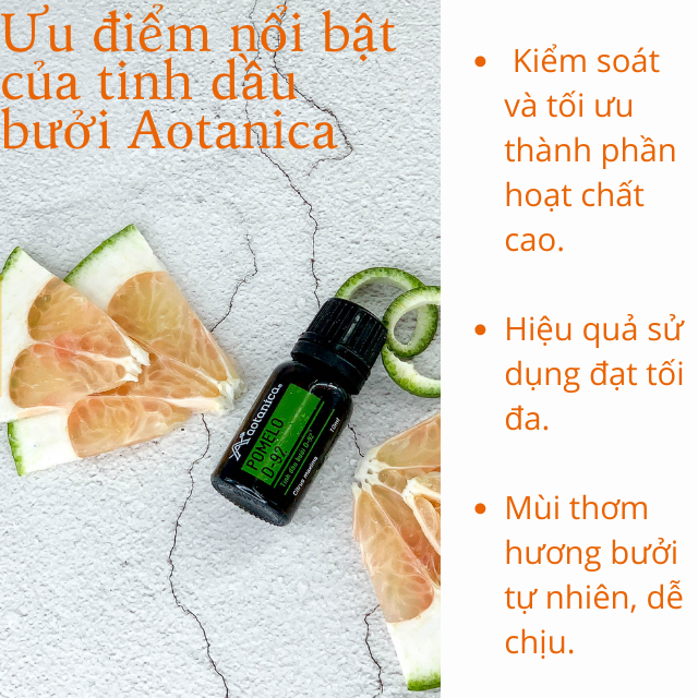 Tinh dầu bưởi phân đoạn Pomelo D-92 Aotanica