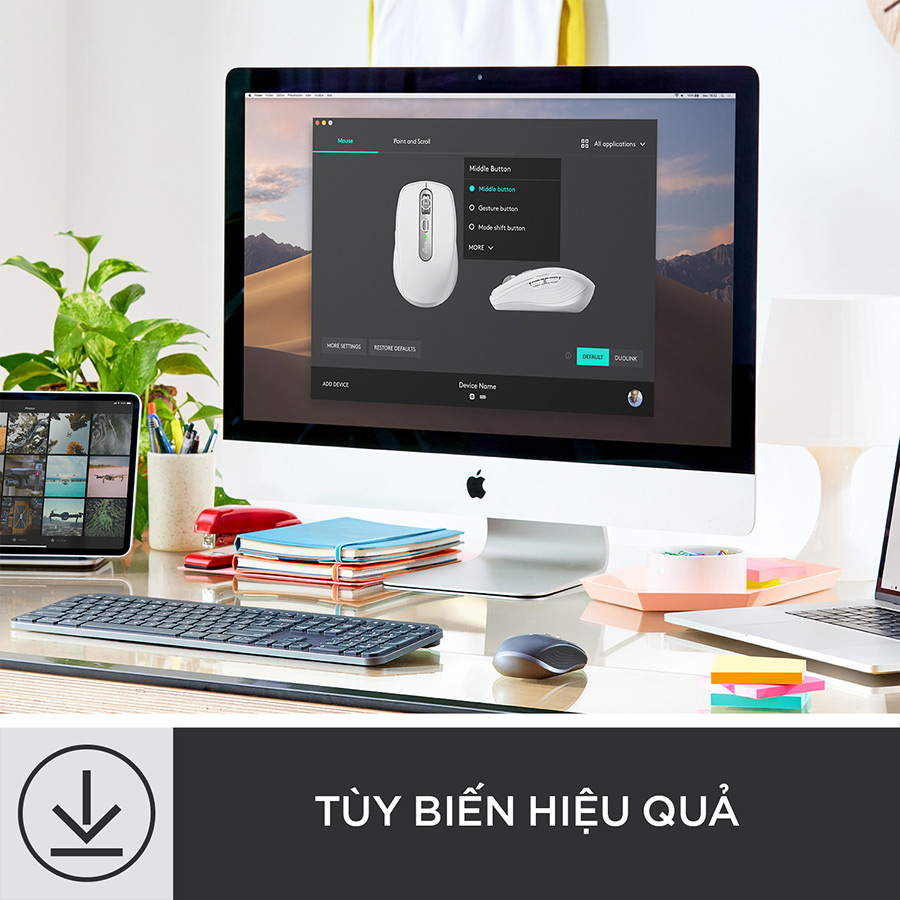 Chuột không dây Bluetooth Logitech MX Anywhere 3 - Màu