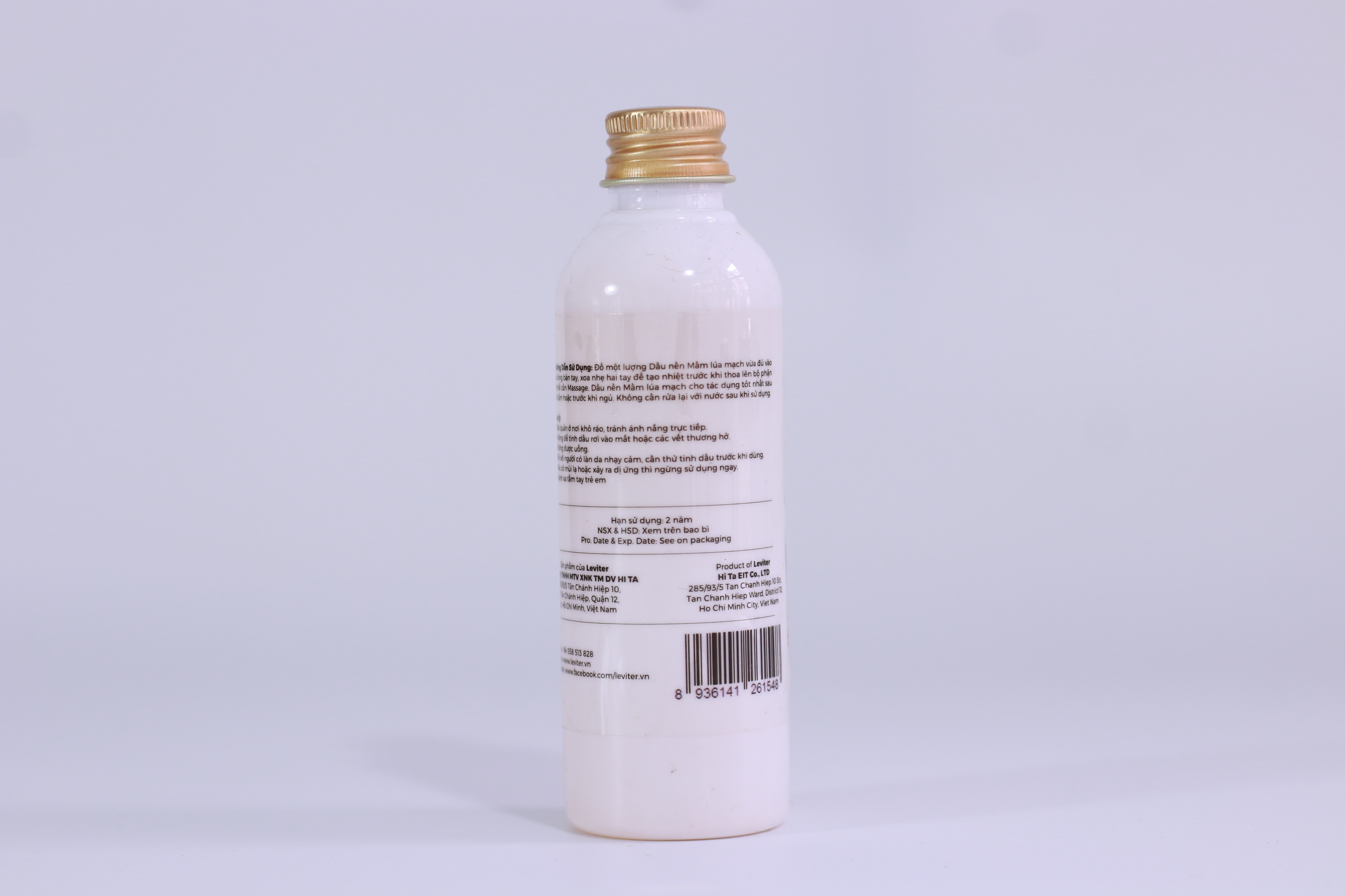 Dầu thực vật - Dầu  Mầm Lúa Mạch thiên nhiên Leviter 100ml 