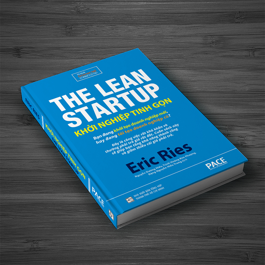 Sách PACE Books - Khởi nghiệp tinh gọn - Eric Ries