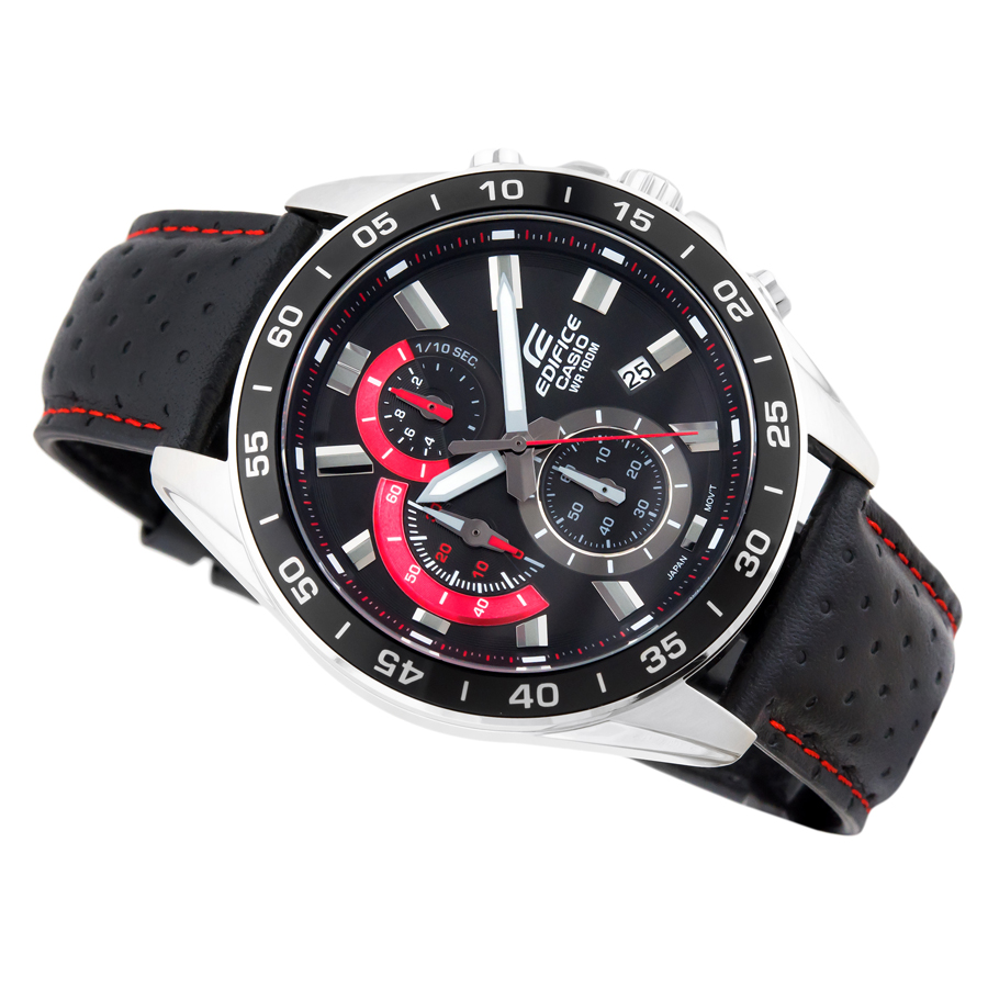 Đồng hồ nam dây da Casio Edifice chính hãng EFV-550L-1AVUDF