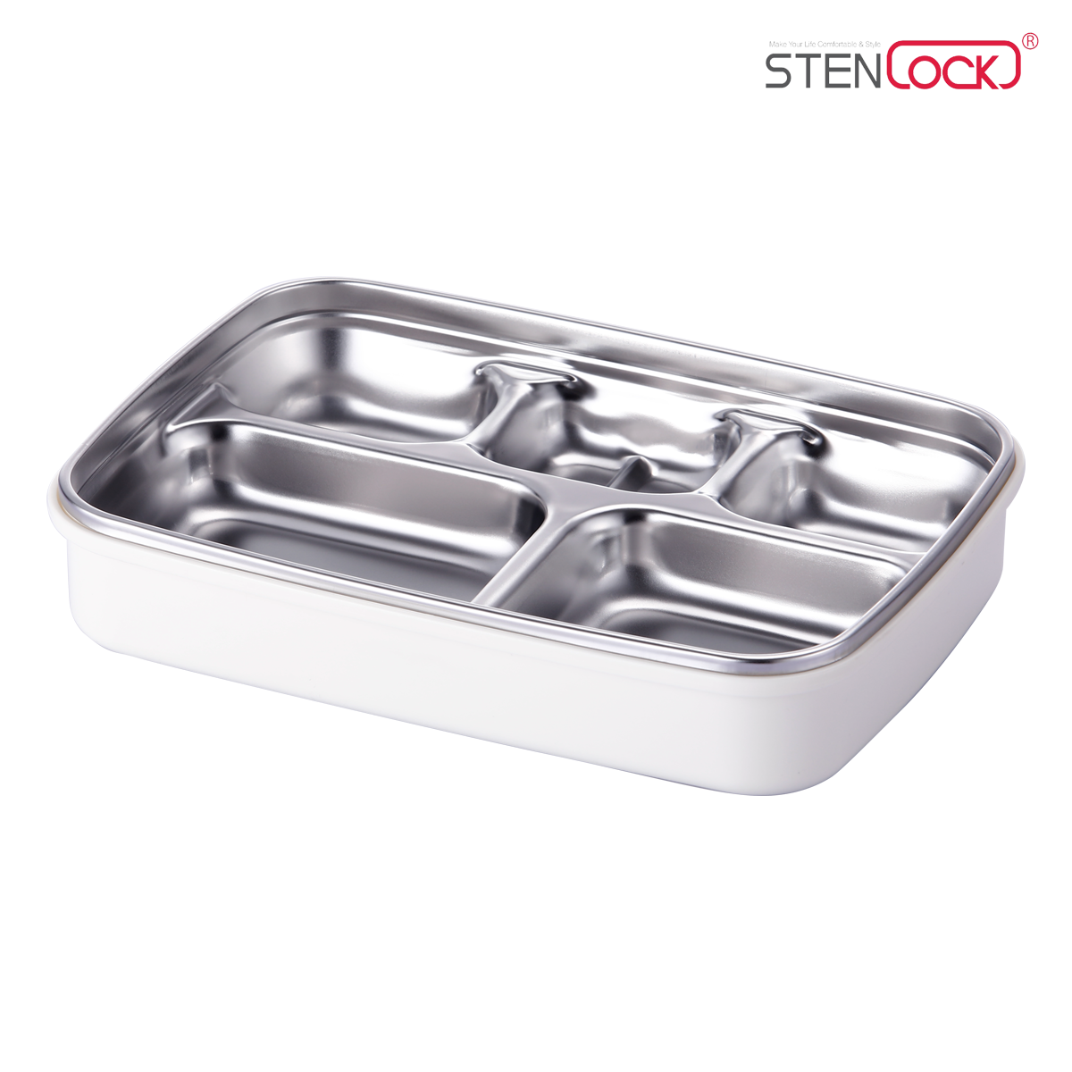 Khay đựng đồ ăn cách nhiệt nhiều ngăn cho bé STENLOCK