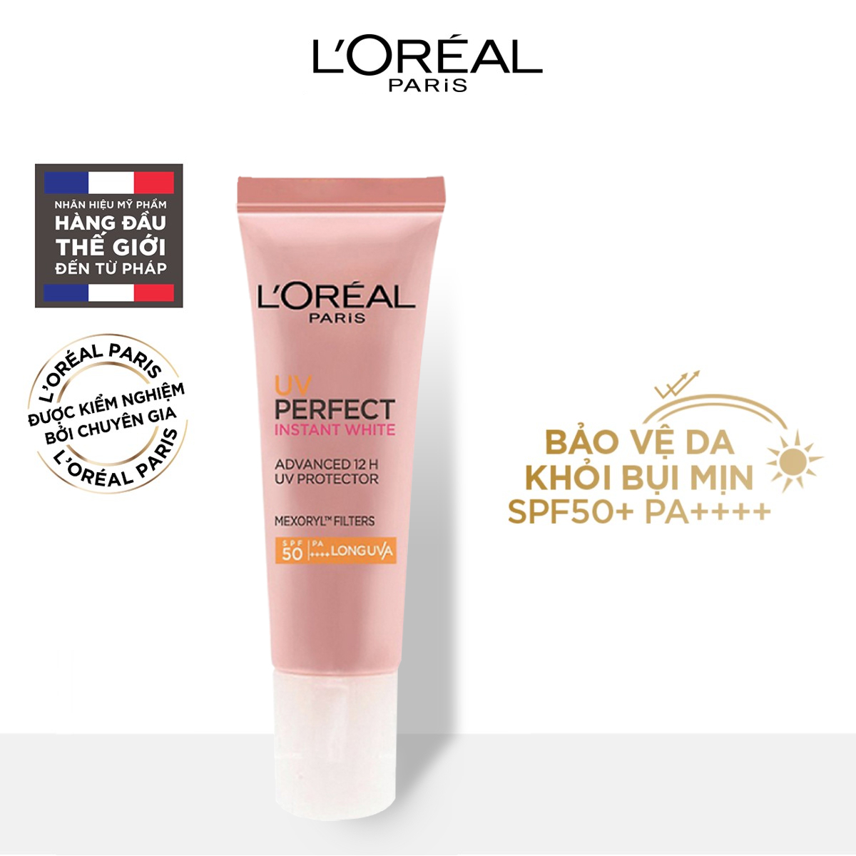 Bộ đôi kem dưỡng chống lão hóa dưỡng ẩm,bảo vệ da ngày và đêm L'Oreal Paris Revitalift (Kem N-D,HA mini,KCN mini)