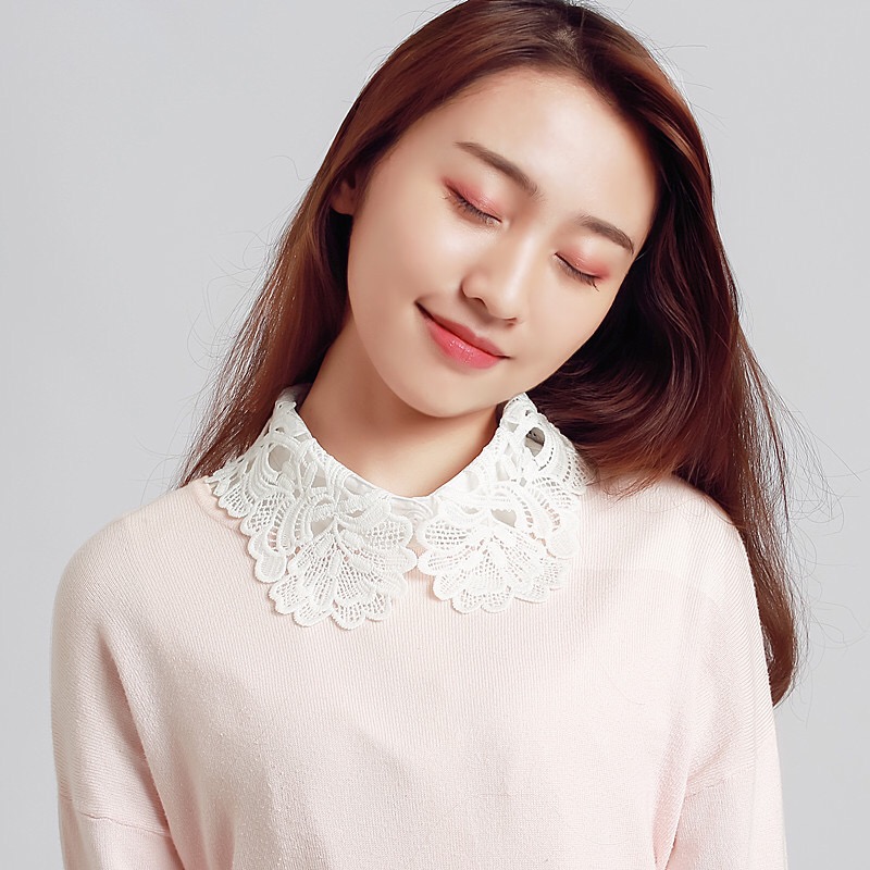 Cổ áo rời cổ ren cách điệu - Mã CD34