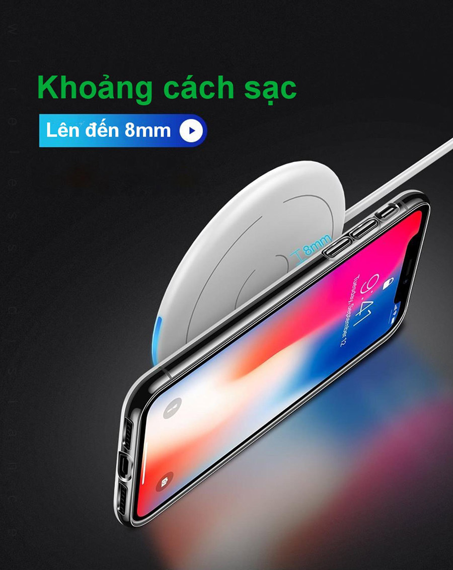 Đế sạc nhanh không dây 10W Ugreen 40922 chính hãng Ugreen dùng cho smartphone