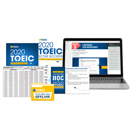 X3TOEIC - Phá Đảo 650+ TOEIC + trong 3 tháng (kèm tài khoản online)