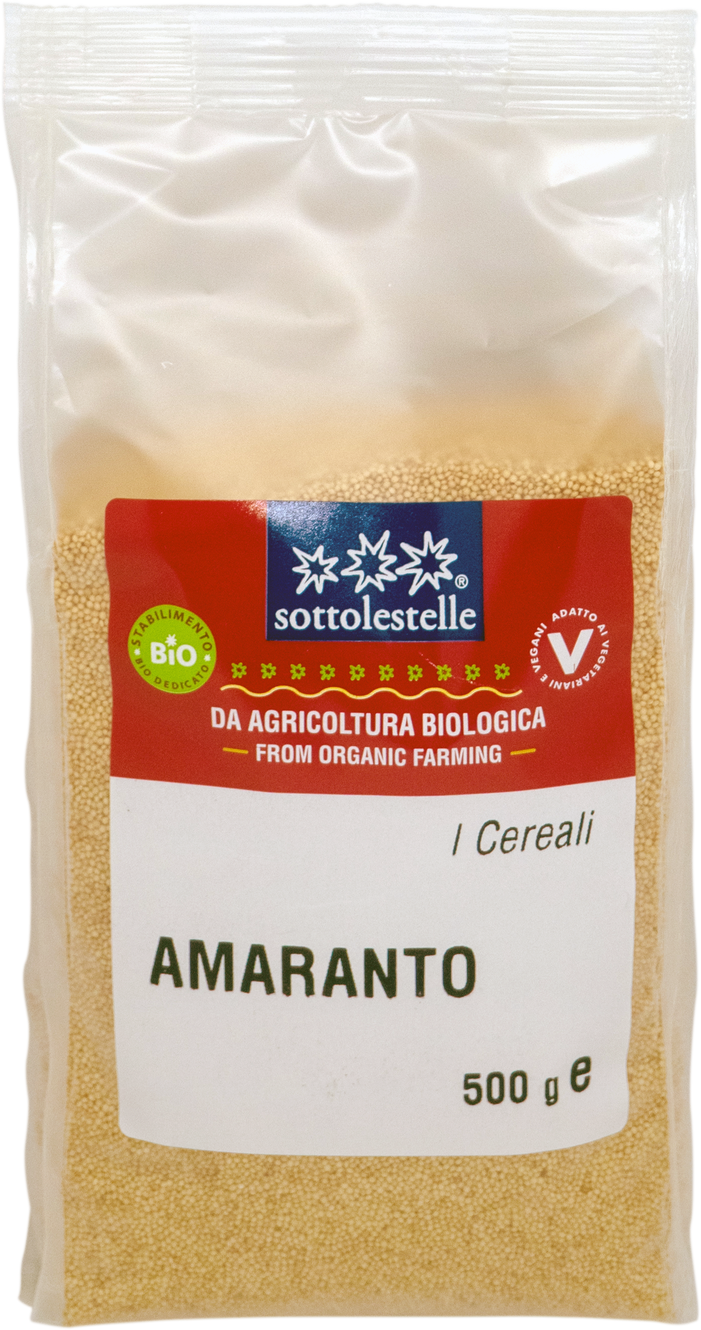 Hạt dền Amaranth hữu cơ Sottolestelle 500g Organic Amaranth