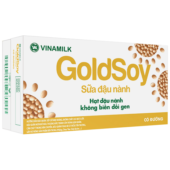 Thùng 12 Hộp Sữa Đậu Nành Goldsoy (1L)