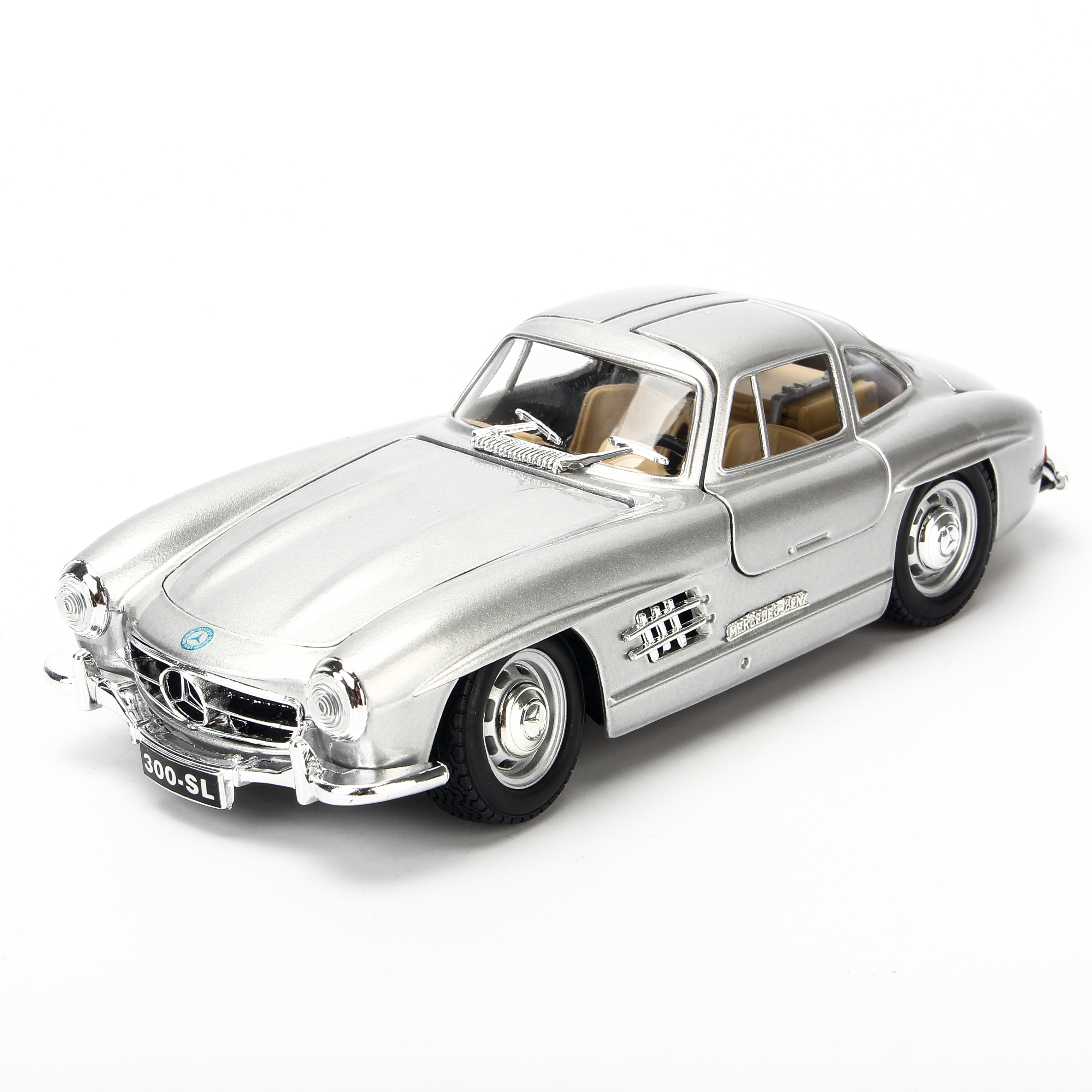 Mô Hình Xe Mercedes-Benz 300Sl 1954 Silver 1:24 Bburago-MH18-22023