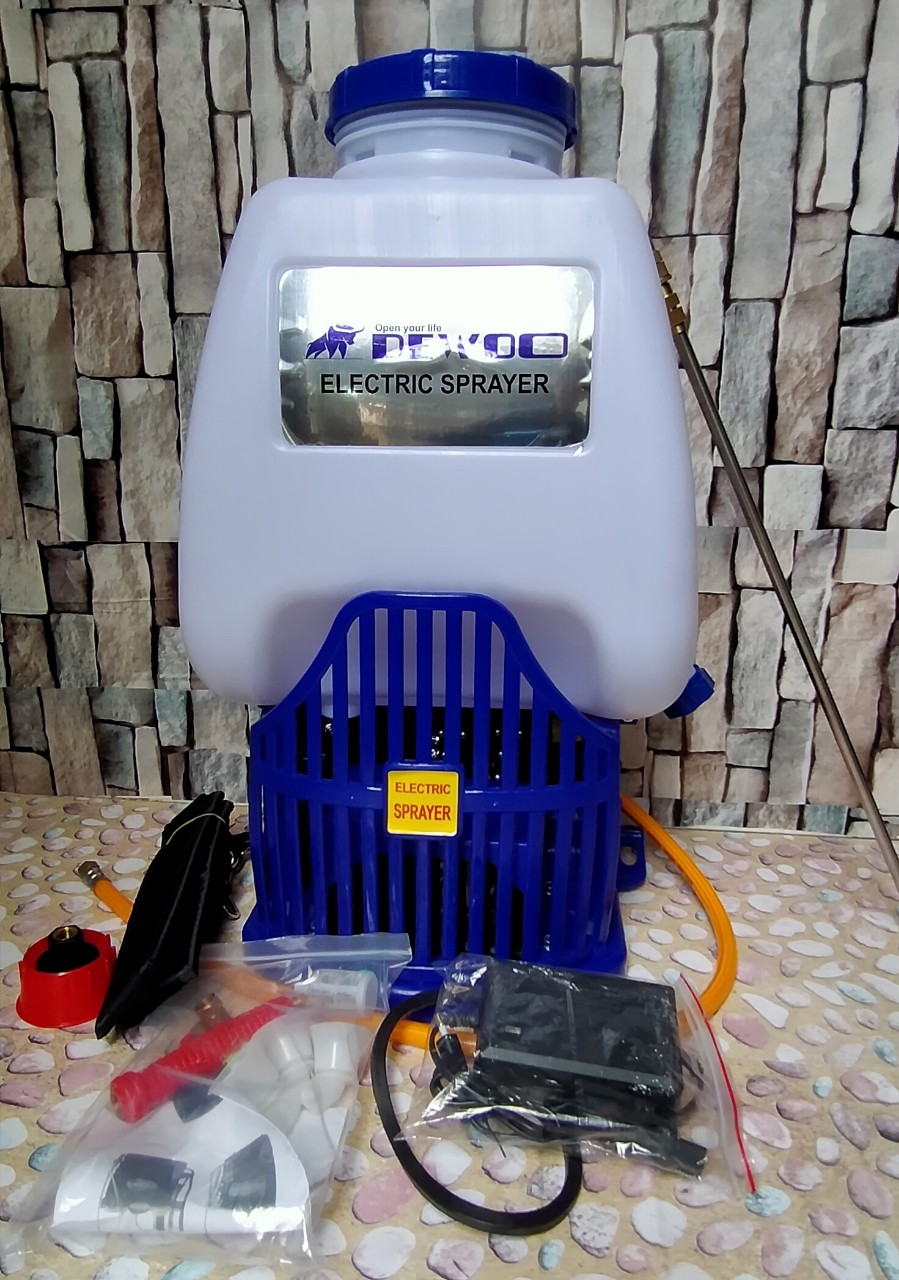 MÁY PHUN THUỐC - BÌNH PHUN THUỐC DEWOO 20L CHẠY ĐIỆN 12V DW-20M - HÀNG CHÍNH HÃNG