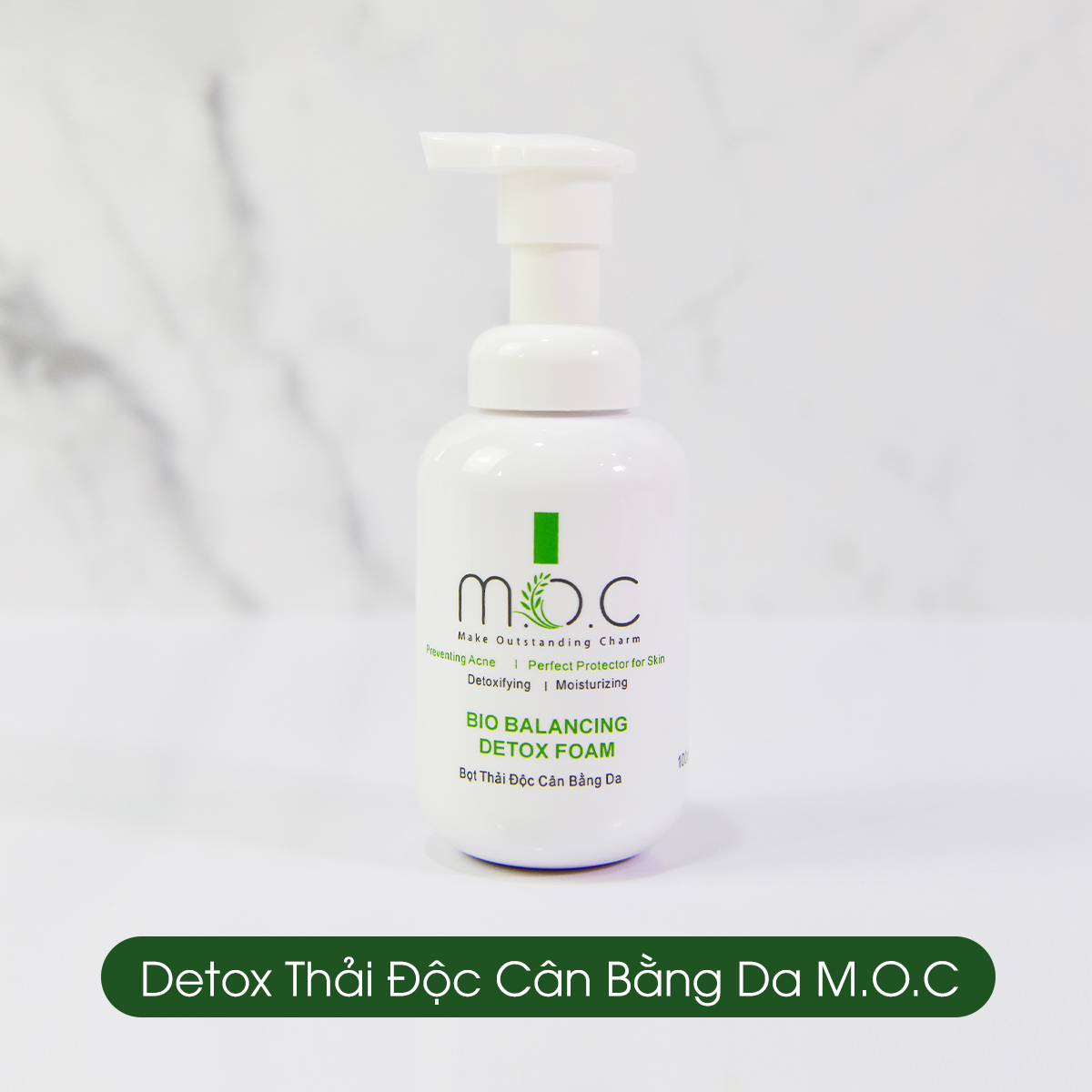 (MUA 1 TẶNG 1) Bọt Thải Độc Cân Bằng Da M.O.C (Detox) - Thanh lọc làn da, giảm &amp; ngăn ngừa mụn tái phát Làm mềm dưỡng ẩm, se khít lỗ chân lông