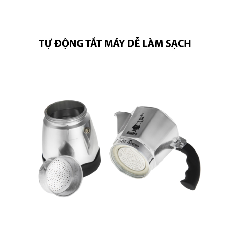 Máy Pha Cà Phê Bialetti Chạy Điện Hẹn Giờ Moka Timer 6 Cup 6TZ 2015 - 0006093