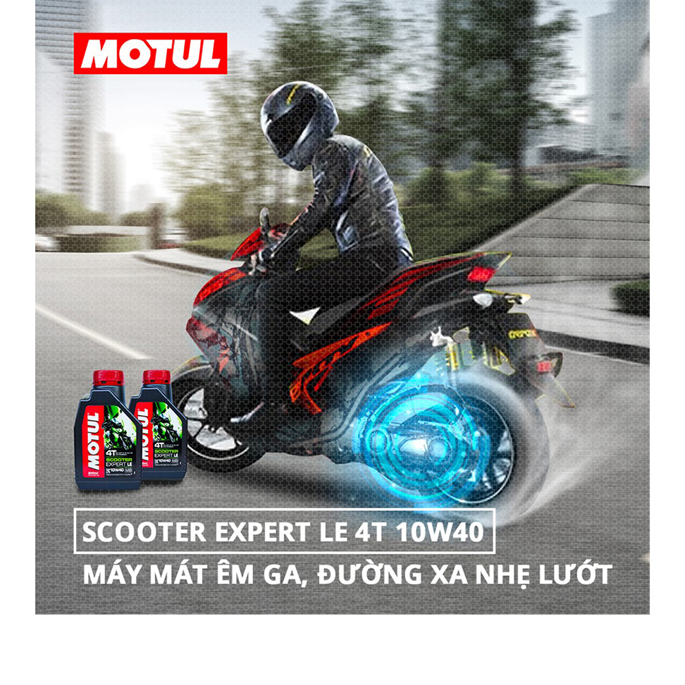 Nhớt Xe Tay Ga Motul Scooter Expert Le 10w40 20x1l Vn (1L)
