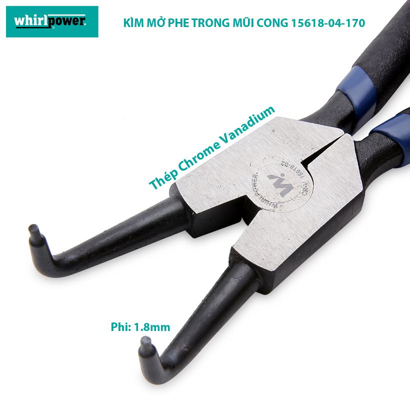 KÌM MỞ PHANH TRONG MŨI CONG WHIRLPOWER 15618-04-170