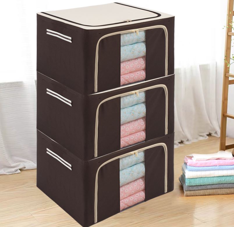 Bộ 3 Túi Đựng Chăn Màn Khung Sắt Gấp Gọn miDoctor