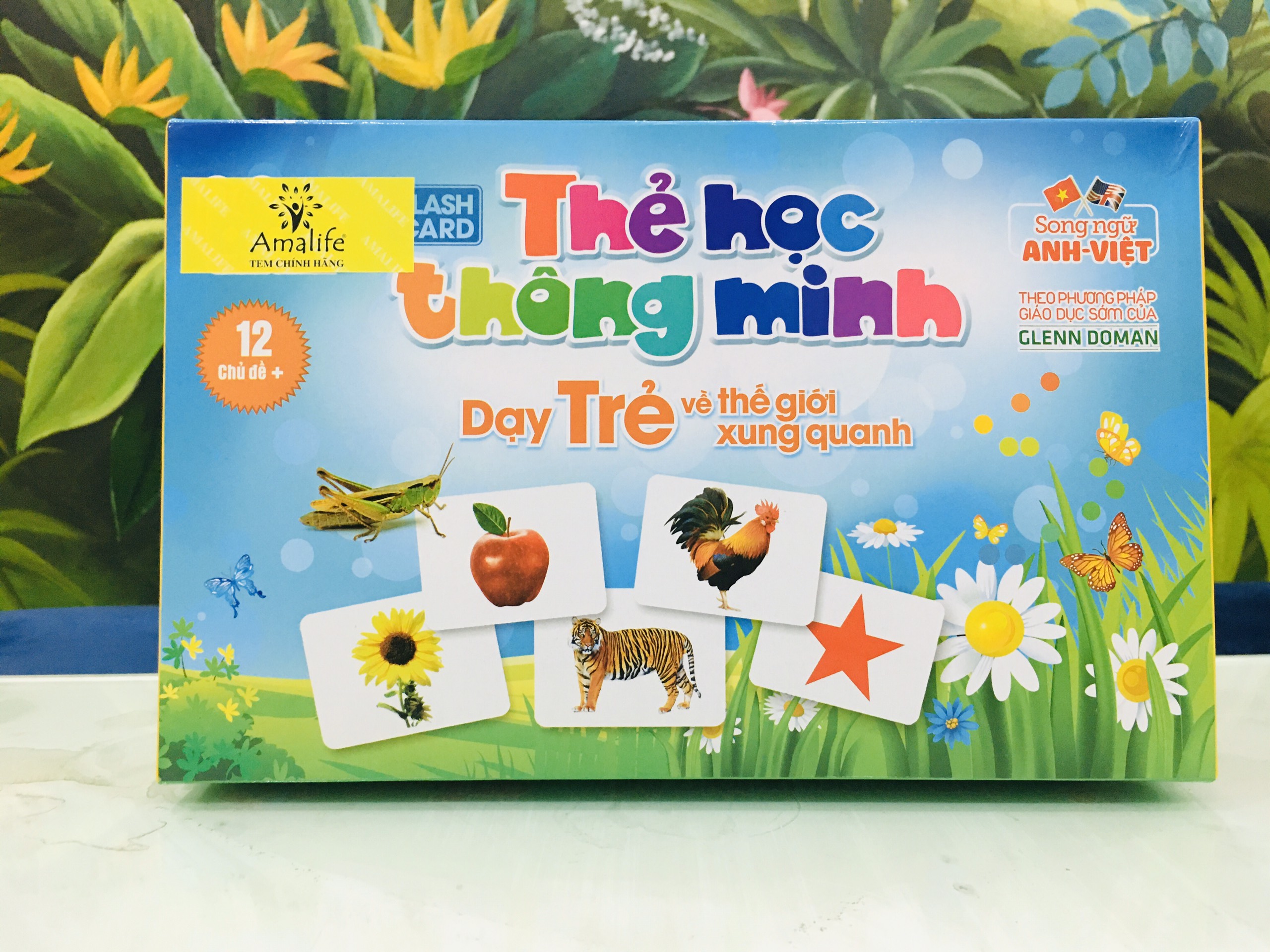 Thẻ Học Thông Minh Flashcard Song Ngữ Cho Bé