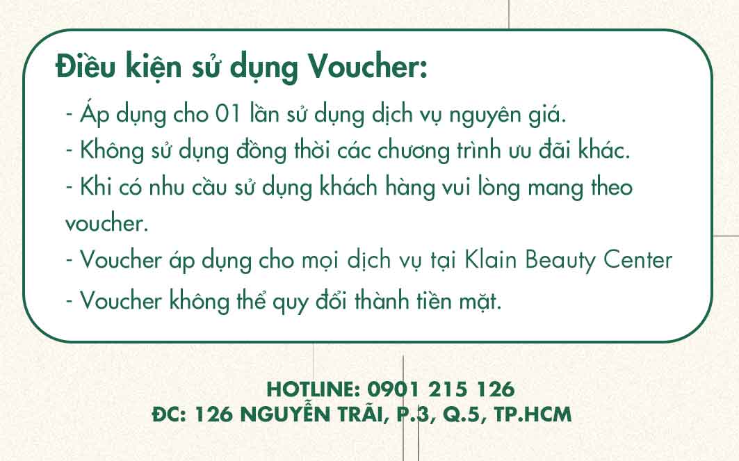 MUA E-VOUCHER – ƯU ĐÃI BẤT NGỜ | KLAIN BEAUTY CENTER - BÁC SĨ KHẢI