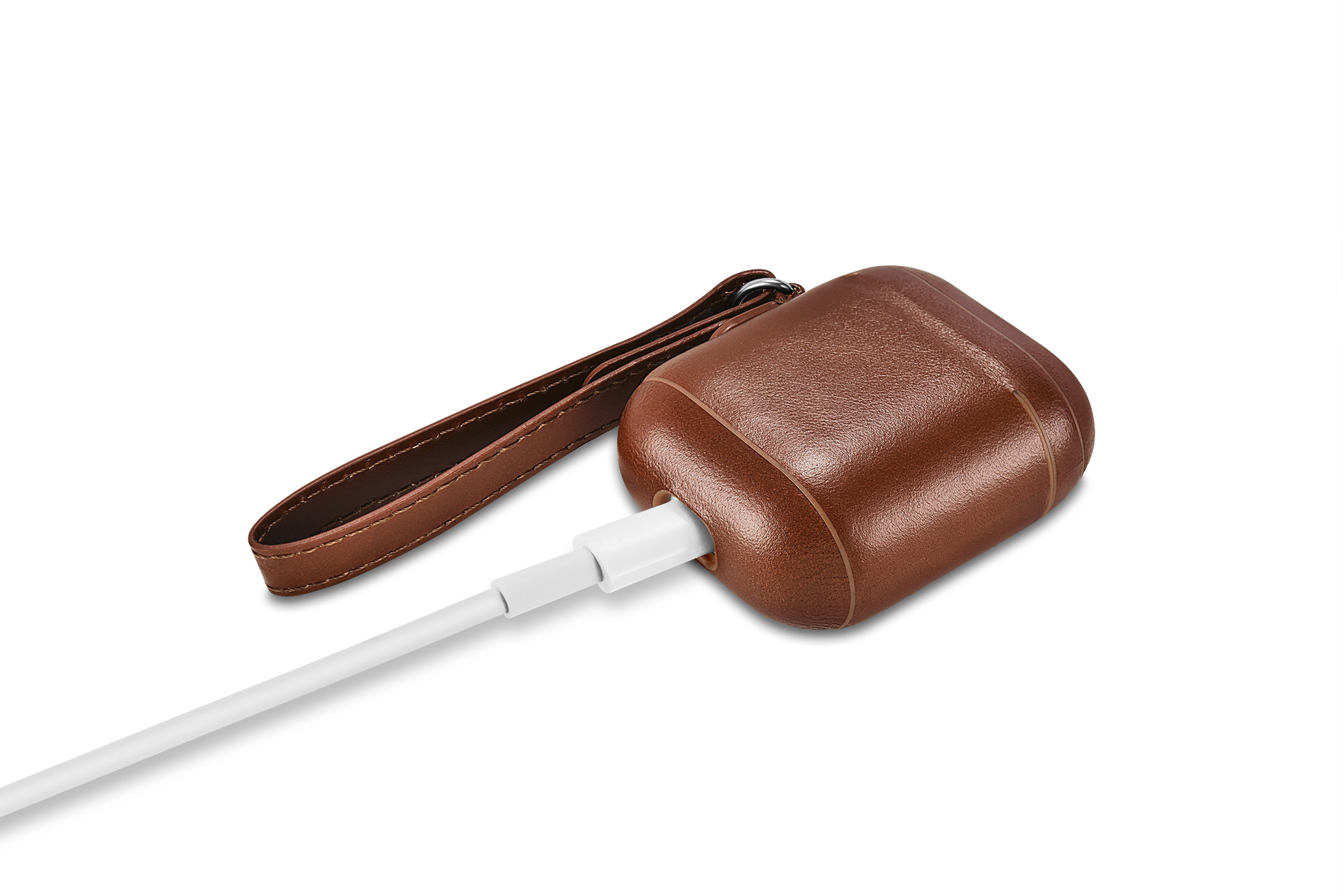 Vintage Leather Case for Airpods 2 (LED indicator) - Hàng chính hãng