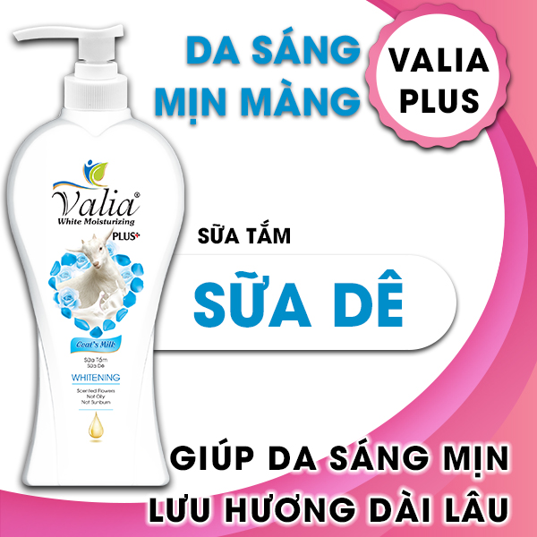 Combo sữa tắm Vitamin E Thebol 1.200g + Sữa tắm sữa dê Valia 400g + Dầu gội dược liệu sạch Thebol giảm gãy rụng 175g