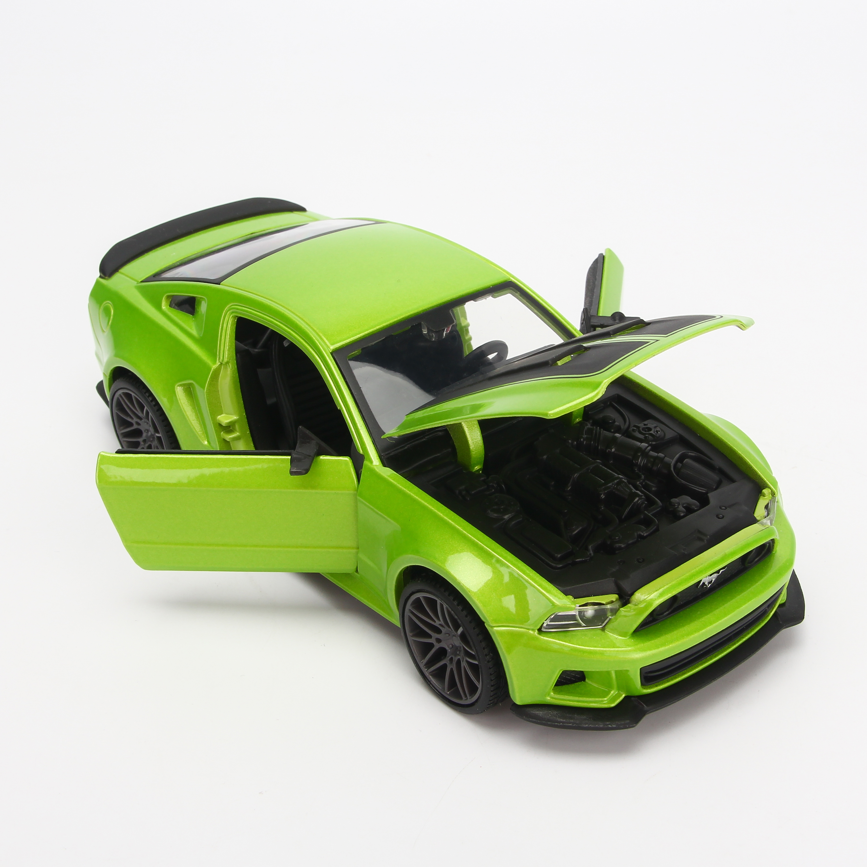 Mô Hình Xe Ford Mustang Street Racer Green 1:24 Maisto MH-31506