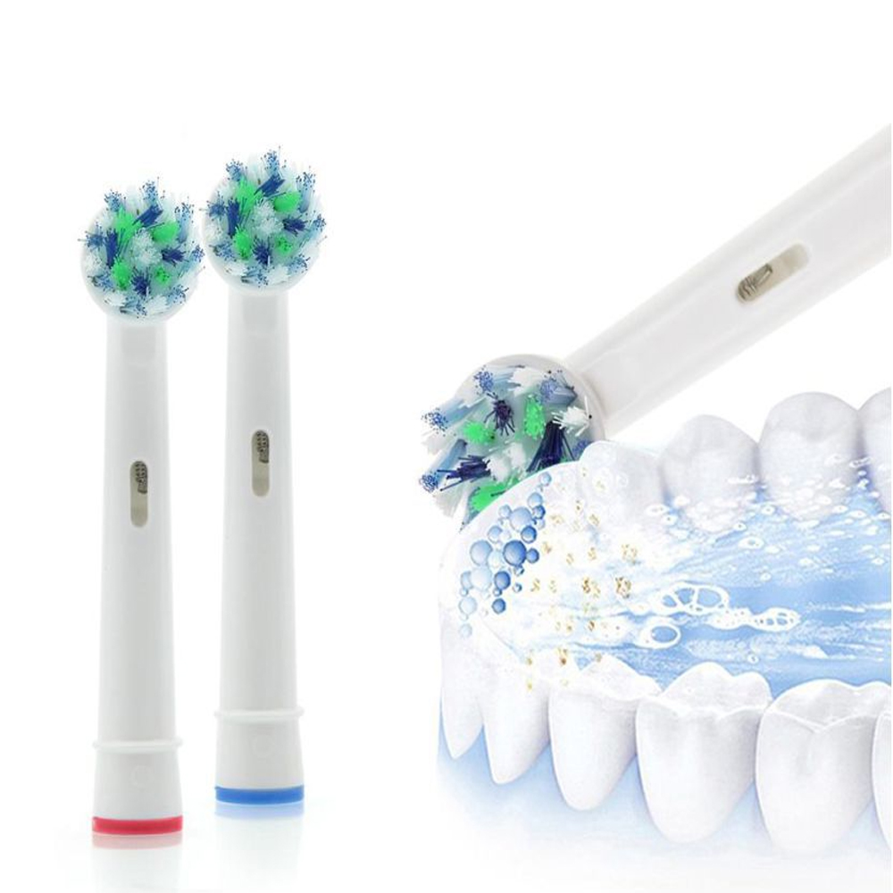 Bộ 4 đầu bàn chải đánh răng điện cho Răng Sáng Bóng thay thế cho máy Oral B