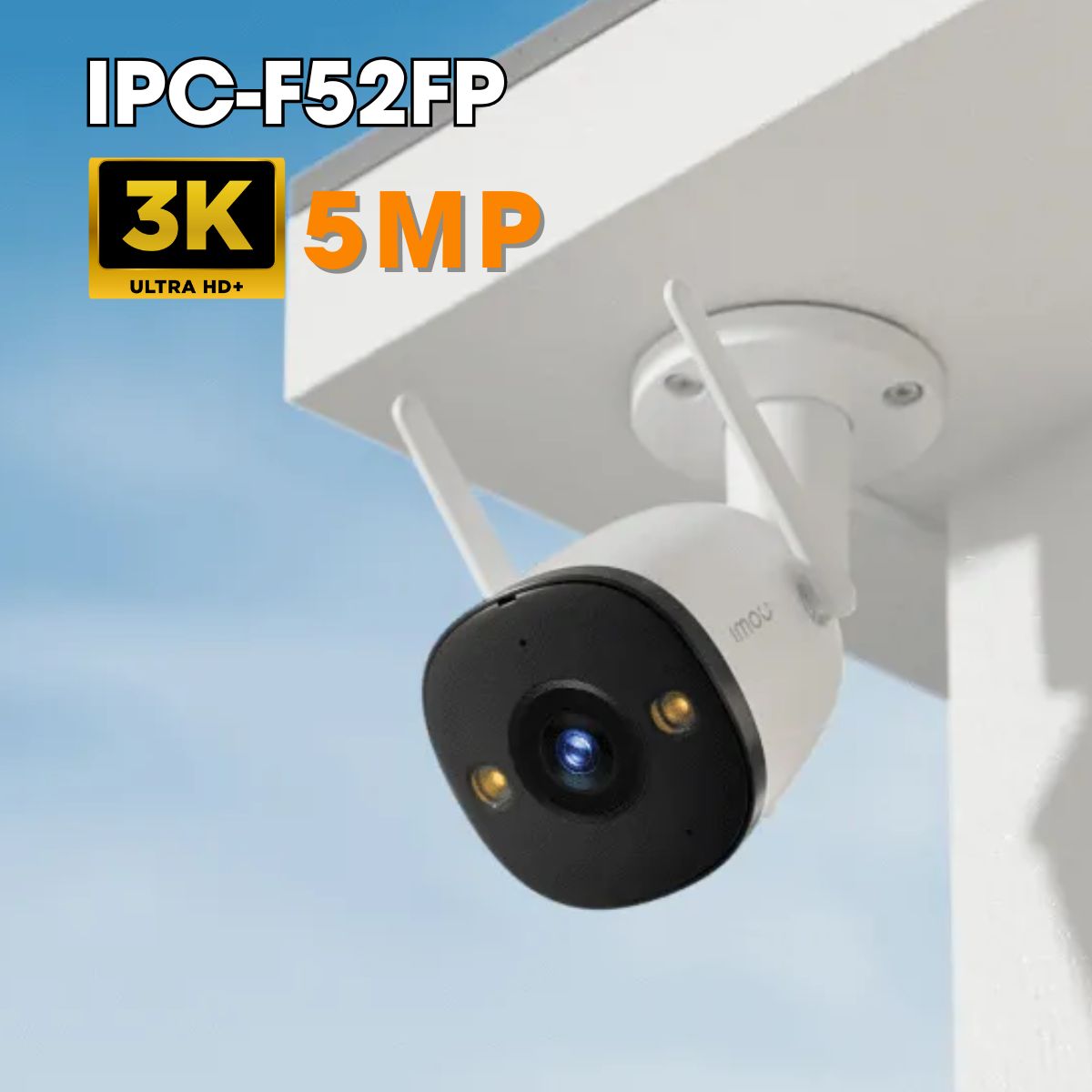 Camera Wi-Fi Ngoài Trời IMOU Bullet 3 5.0MP IPC-F52FP - Hàng chính hãng