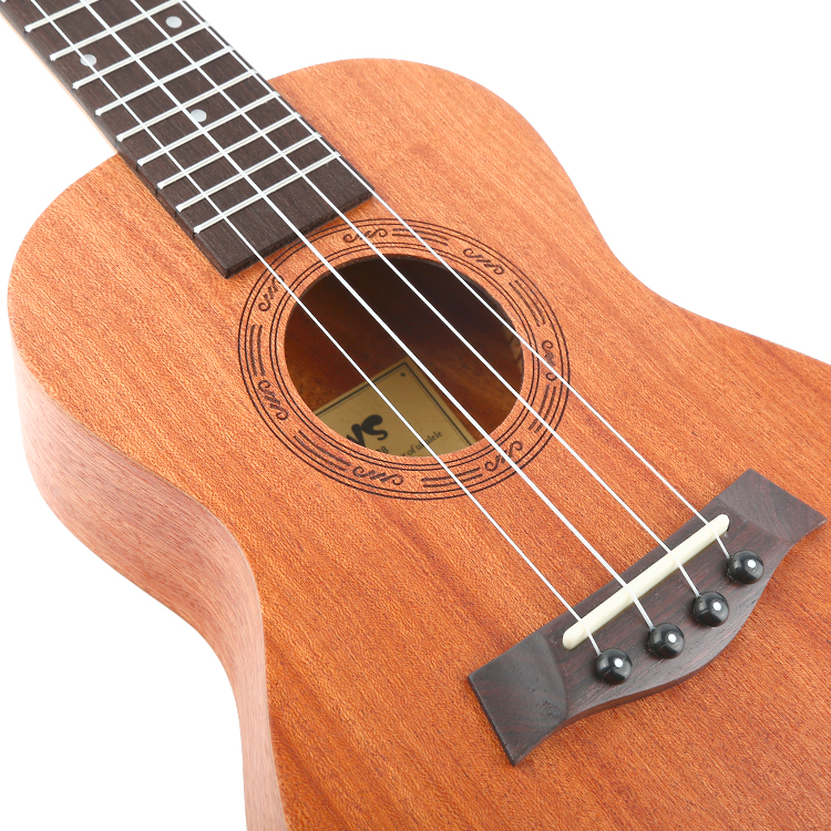 Bộ Đàn Ukulele Concert BWS - Bao, Capo, Móng Gẩy BWS (Bảo trì trọn đời - Uku Gỗ Mahogany trơn cỡ trung 23 inch B-01 - Kèm Sách giáo trình học Ukulele online cơ bản dài 80 trang)