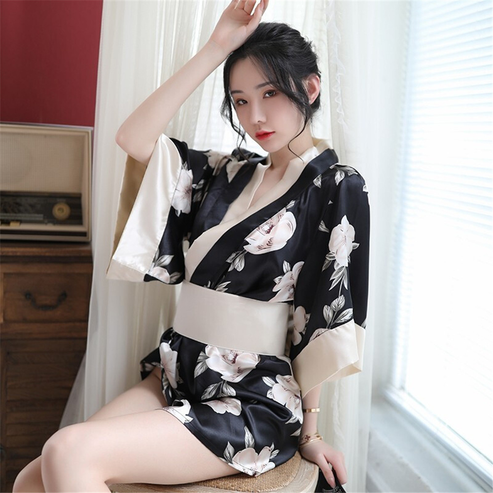 No.18 A046 phong cách nhật bản kimono Bộ đồ ngủ sexy kích thích gợi tình/ Trang phục hóa trang/ Gợi Cảm Cosplay BCS21