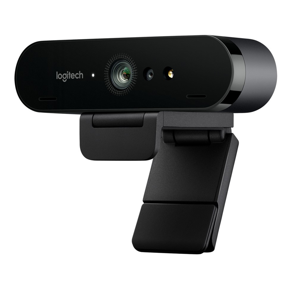 Webcam Logitech BRIO - 4K Ultra HD, tự động chỉnh sáng &amp; lấy nét, mic kép to rõ loại bỏ tiếng ồn, góc rộng 78 độ - Hàng chính hãng