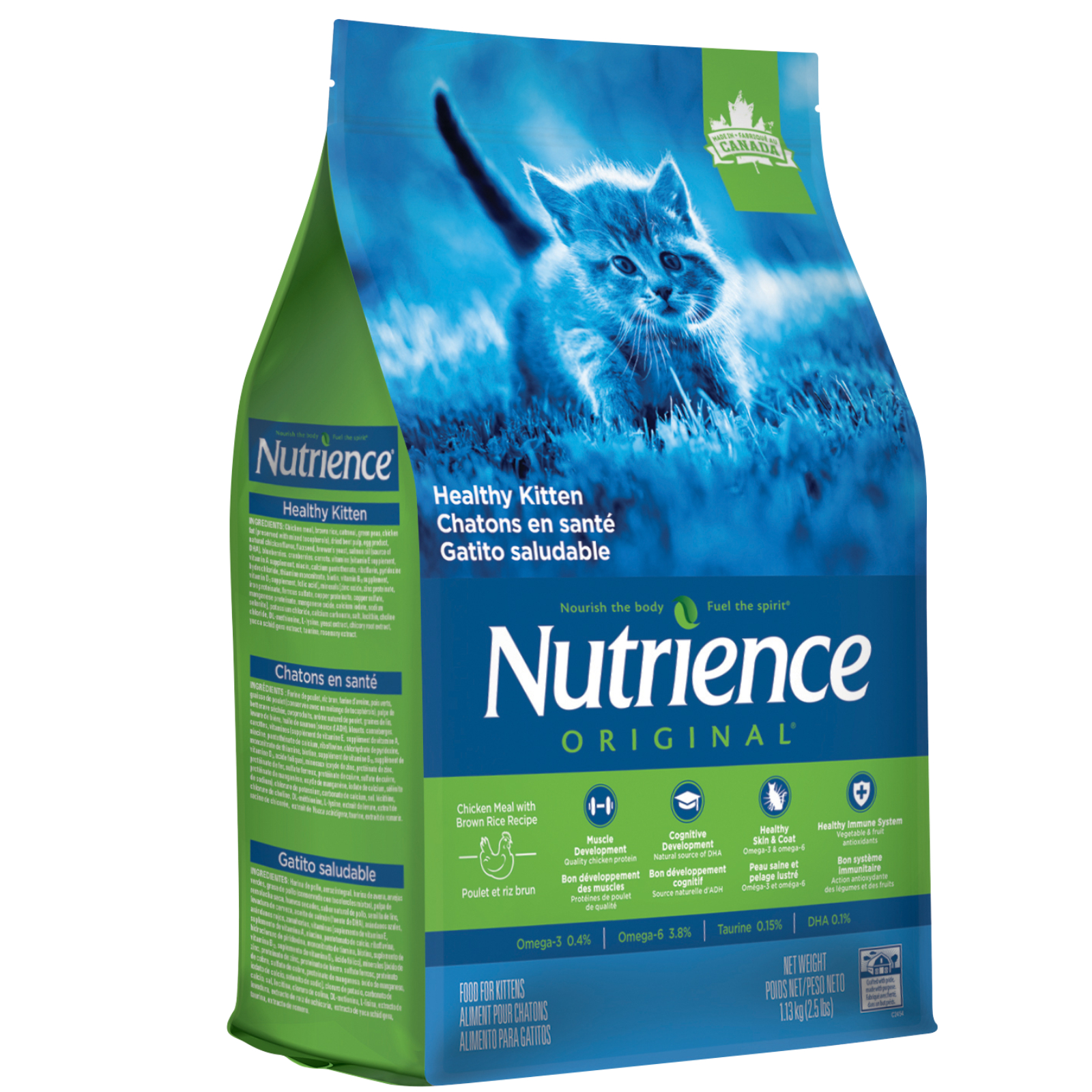 Thức Ăn Cho Mèo Con Nutrience Infusion Bao 1kg - Thịt Gà, Rau Củ Và Trái Cây Tự Nhiên