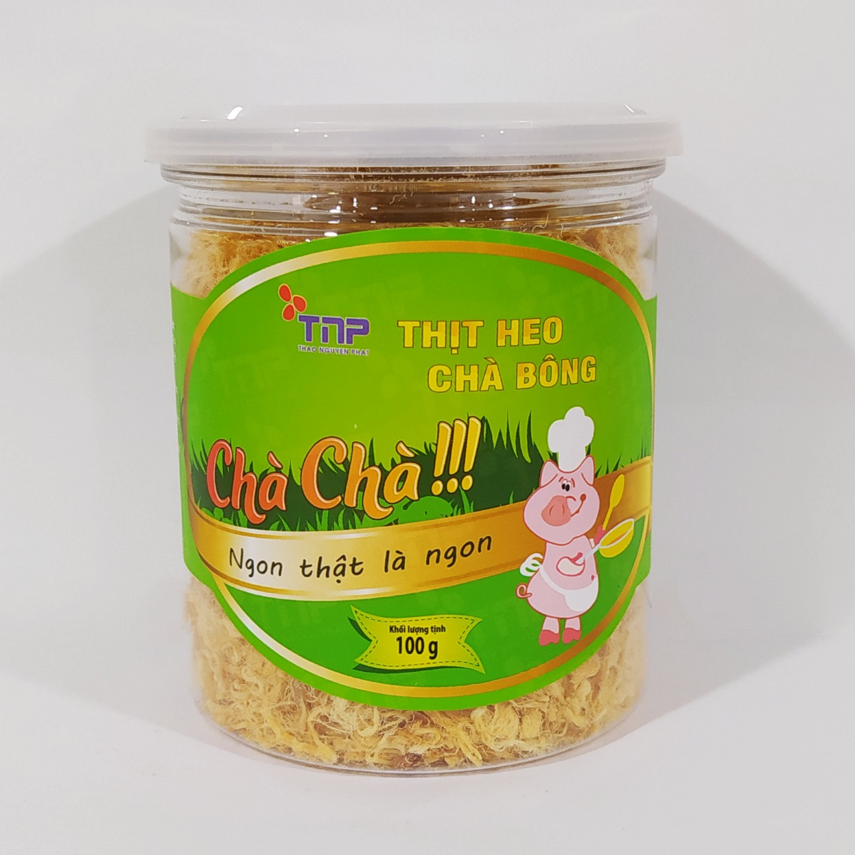 Combo 1 hũ chà bông heo TNP 100g và 1 gói chà bông heo TNP 150g