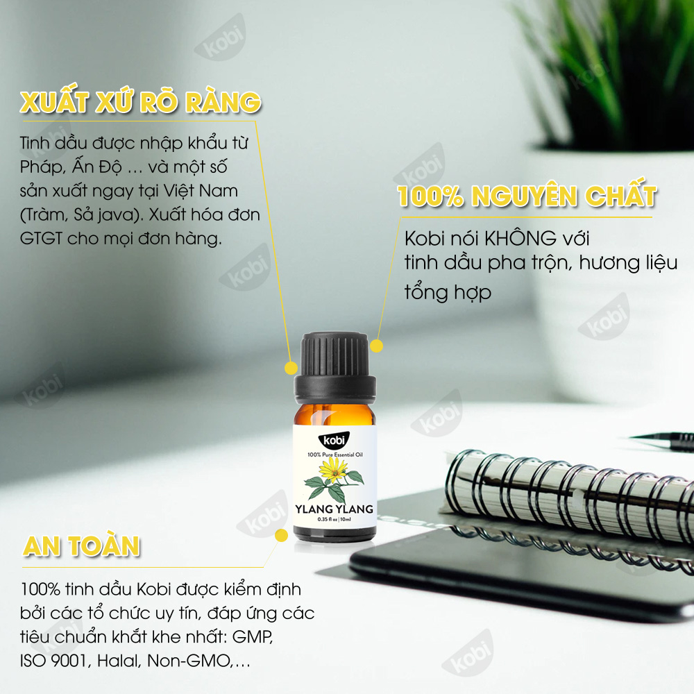 Tinh Dầu Ngọc Lan Tây Kobi Giúp Thư Giãn, Tạo Hứng Khởi (10ml)