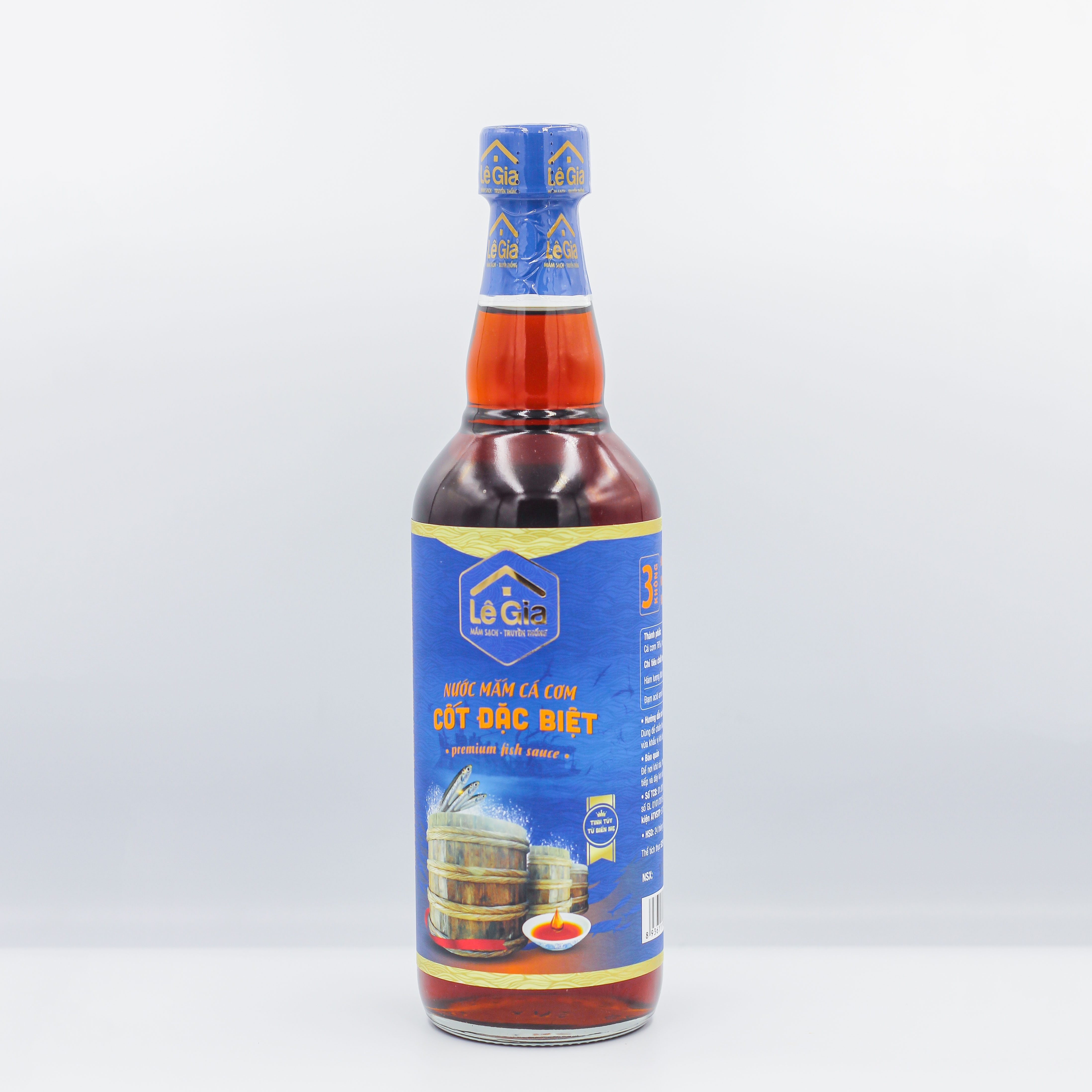 Nước mắm cá cơm Lê Gia đặc biệt 525ml