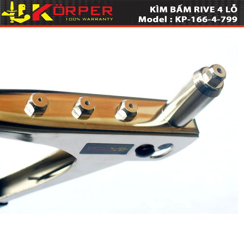 KÌM TÁN ĐINH 4 LỖ KÖRPER KP-166-4-799