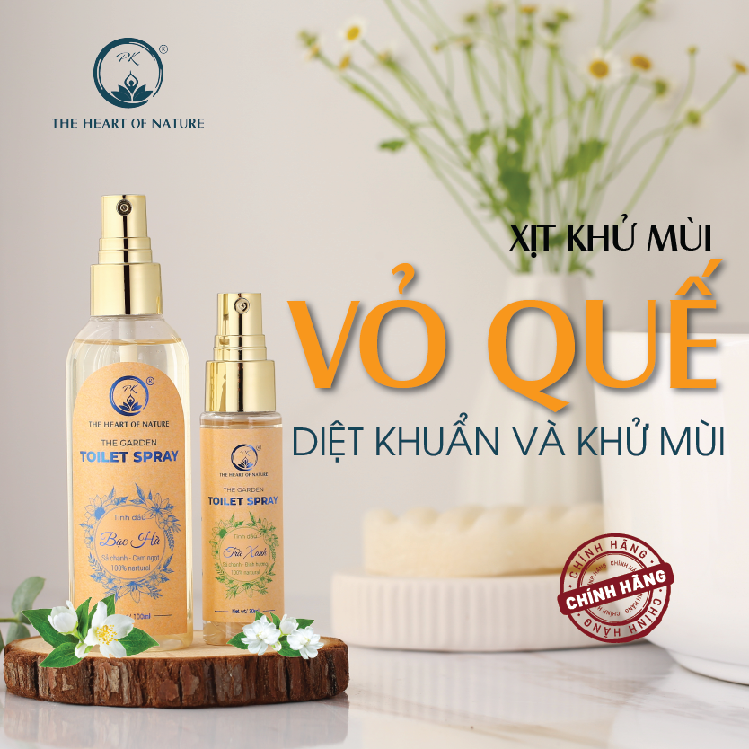 Hình ảnh Xịt phòng kháng khuẩn tinh dầu Quế PK - Khử mùi hiệu quả, thư giãn, xua đuổi côn trùng