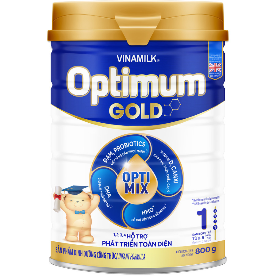 Sữa bột Vinamilk Optimum Gold 1 800g