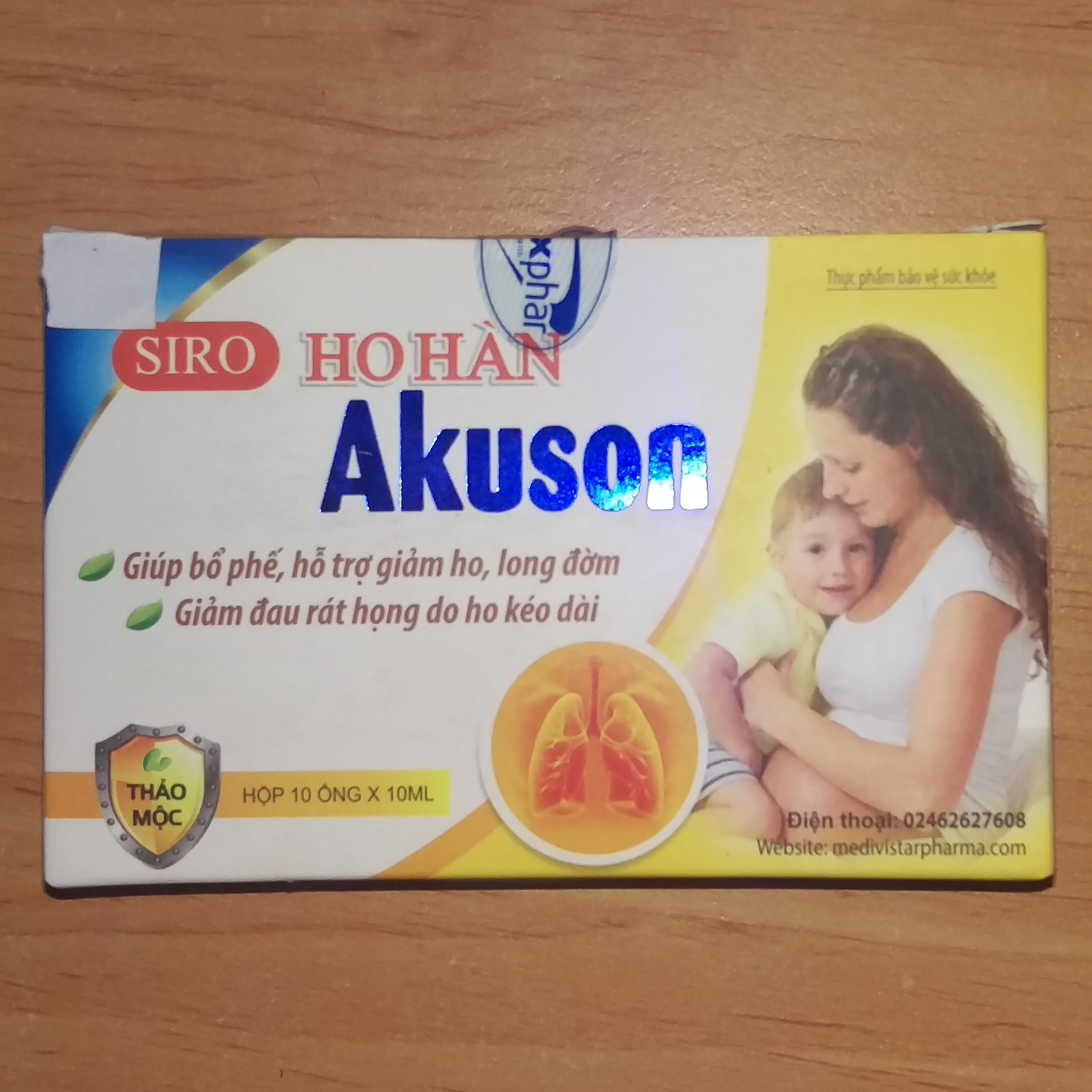 Siro ho Akuson Tăng Cường Sức Đề Kháng Trẻ Em