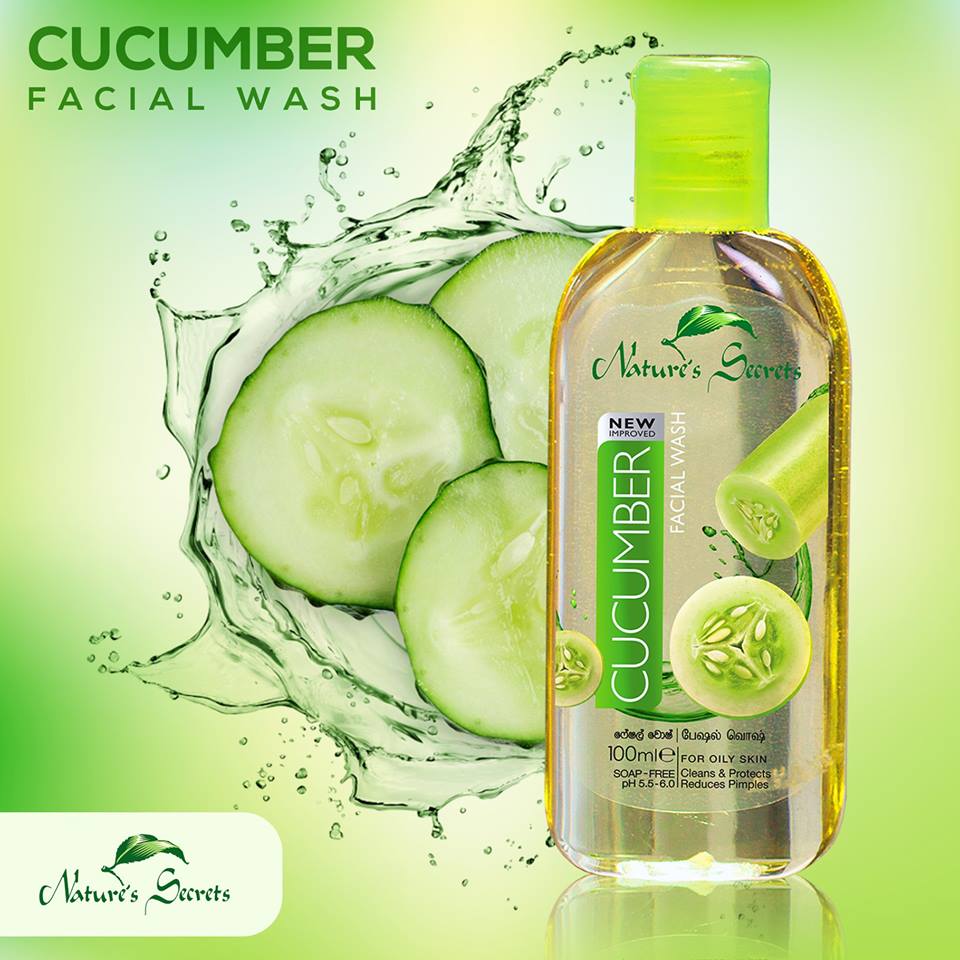 Sữa rửa mặt sạch nhờn giảm mụn Cucumber Facial Wash 100ml