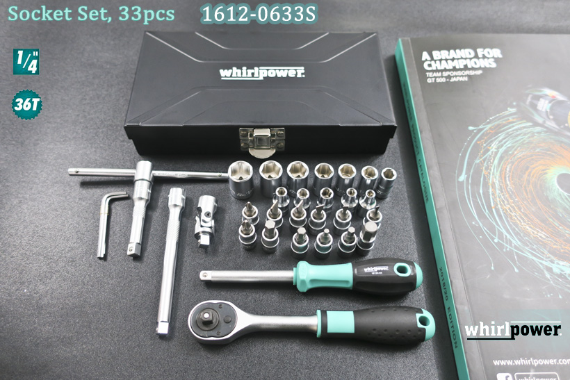 BỘ KHẨU 33 CHI TIẾT 1/4" WHIRLPOWER